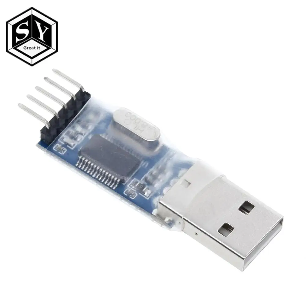 1 шт. Great IT USB к TTL/USB TTL/STC микроконтроллер программатор PL2303 в 9 обновлений пластины с