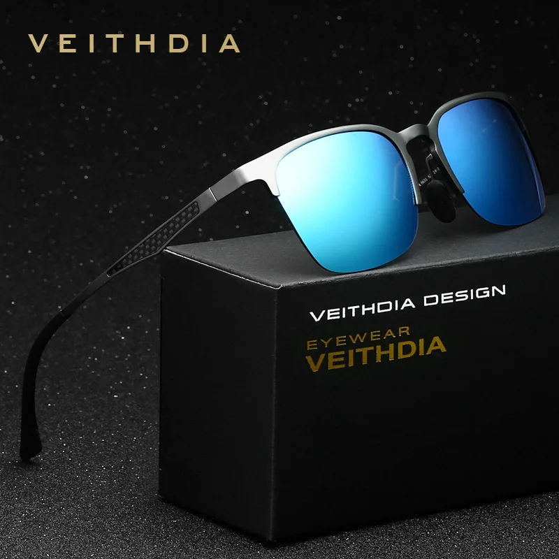 

VEITHDIA Unisex Retro Aluminum Brand Sunglasses Polarized Lens Vintage Sun Glasses Eyewear gafas oculos de sol masculino 6631