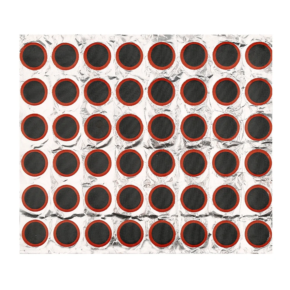 

48 Pcs Rubber Bicycle Tire Repair Patch 25mm Bike Repair Tools Cycling MTB Motor Tire Tyre Inner Tube Puncture Professional Kits
