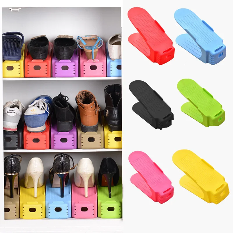 Buy 2 pcs/lot Double layer Shoe Frame Plastic Simple