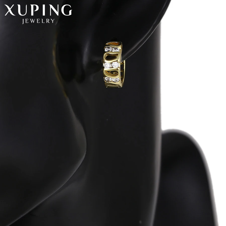 Xuping Элегантные Модные полые серьги с промежутками Jewelry светлое золото Цвет покрытием для Для женщин подарок на День Благодарения S55.4-93119