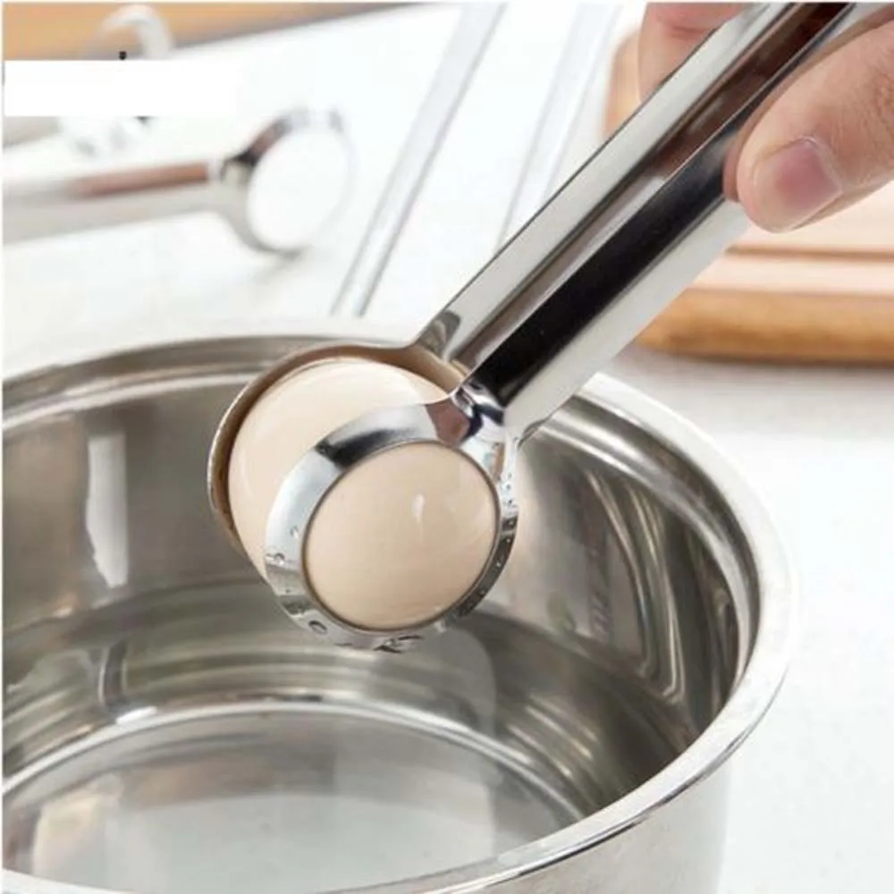 

1PC Kitchen Cooking Tools Stainless Steel Egg Tong Egg Clip Kitchen Gadgets