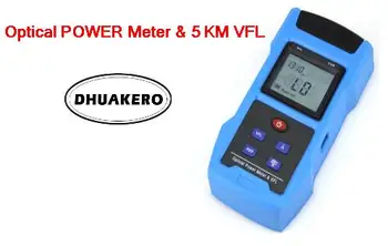 

free shipping AB23I all in one FTTH Fiber Optical Power Meter -70 + 10dBm 5km Visual fault locator