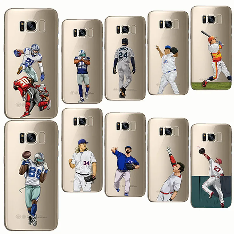 

soft silicone phone cases cover baseball cartoon Bryce Harper for Samsung Galaxy Note 4 5 8 S6 S7 S8 S9 edge plus