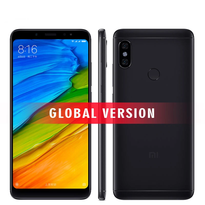 Оригинальный мобильный телефон Xiaomi Redmi Note 5 4 Гб ОЗУ 64 ПЗУ Восьмиядерный процессор