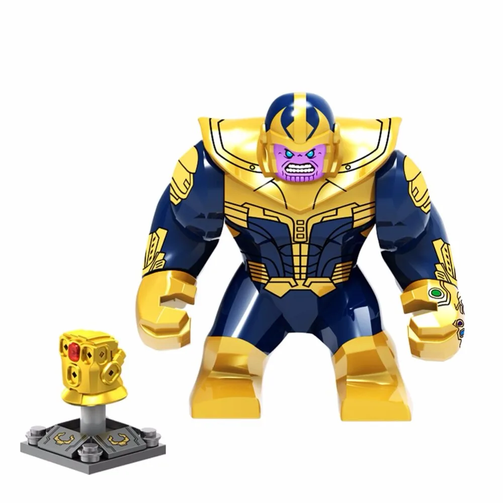 

Thano Infinity Gloves Ring figures Avengers 3 War Marvel Building Block Compatible with LegoINGly little personToy for Children