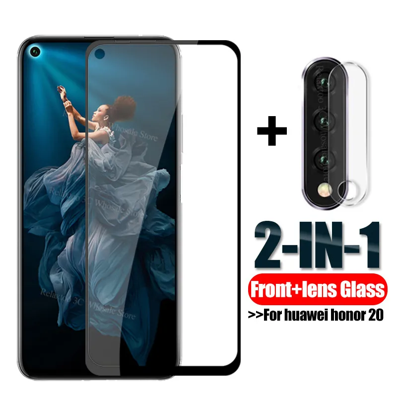 2-в-1 Камера объектив Стекло honor 20 защитная пленка из закаленного стекла для huawei