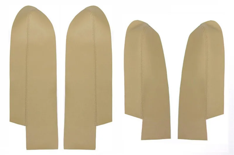 4PCS/Set Left Right Leather Front Door Panels Armrest Covers For Honda