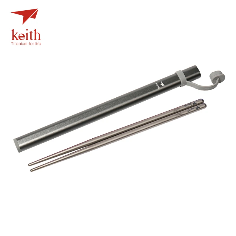 

Keith Titanium Food Sticks Outdoor Tableware Chinese Chopsticks For Camping Picnic Traveling Square Chopsticks Ti5622 Ti5822