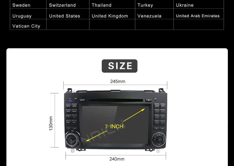 Best AutoRadio 2 Din Car Multimedia DVD Player For Mercedes Sprinter Benz B200 Viano Vito W639 W169 W245 W209 GPS Navigation Audio 4G 18
