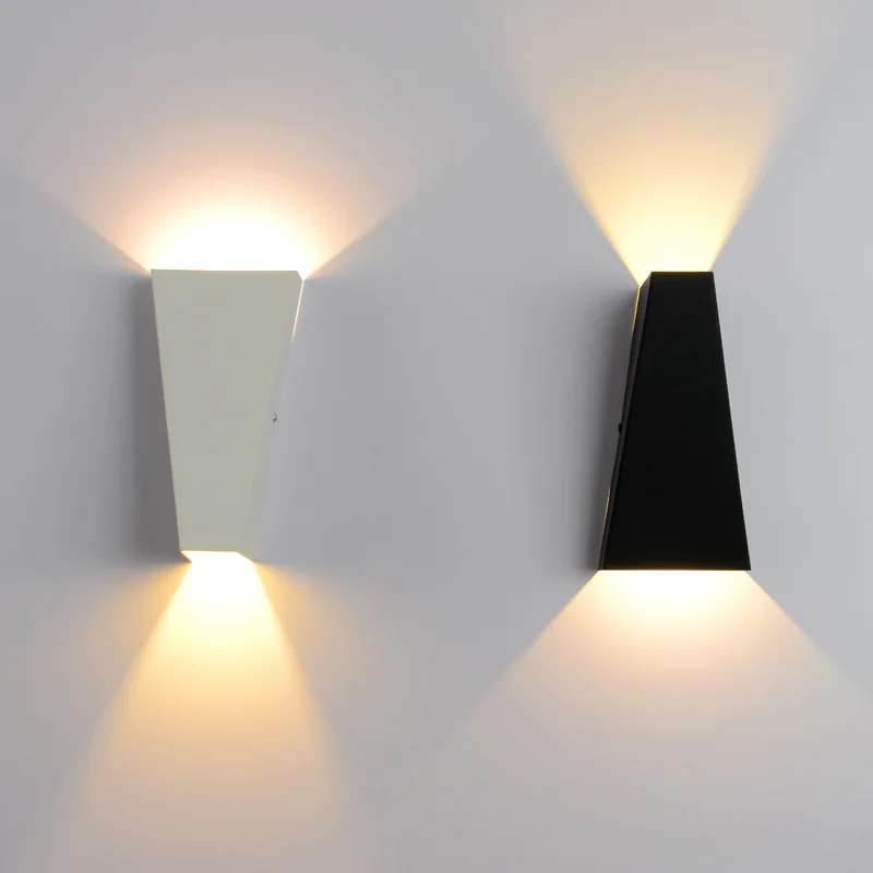 10W Mordern Led Wall Light Dual Head Geometry Wall Lamp Sconces for