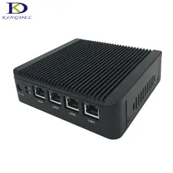 Kingdel Mini PC KDN20 с 4 LAN порт, используя pfsense как маршрутизатор/брандмауэр, fanless PC без шума, Low power Mini PC Quad core 2 ГГц