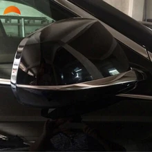 Per Cadillac SRX 2012 2013 2014 Macchina Indietro Specchio Sopracciglio Pioggia Specchietto retrovisore Adesivi Anti-graffio Strisce Esterno Stampaggio trim