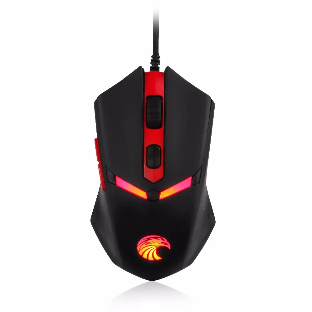 Проводная оптическая игровая мышь Z7600 3200 DPI с подсветкой для ПК ноутбука Mac Gamer|optical
