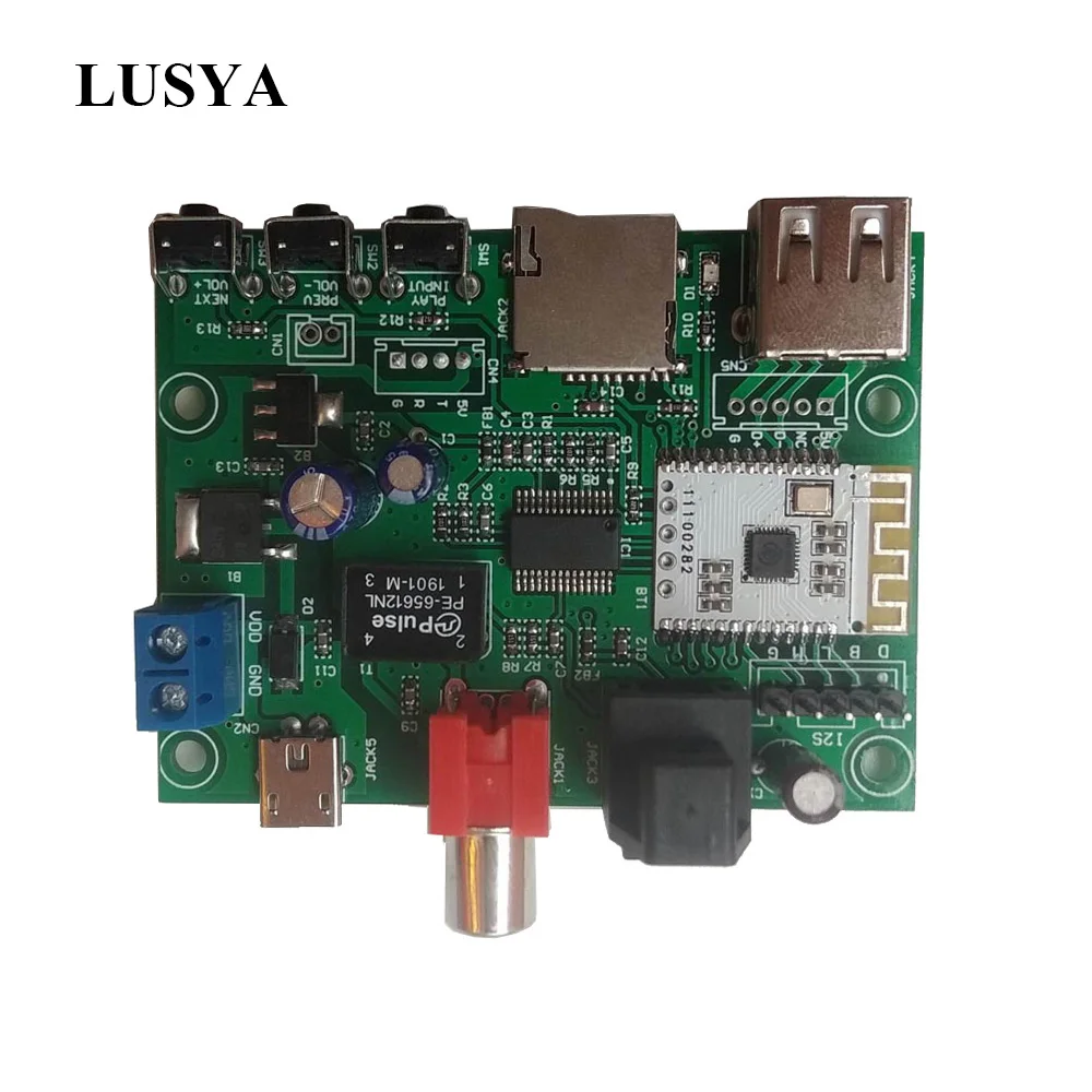 

Lusya U disk TF card lossless player Bluetooth 5.0 audio receiver I2S / coaxial / fiber output T0519