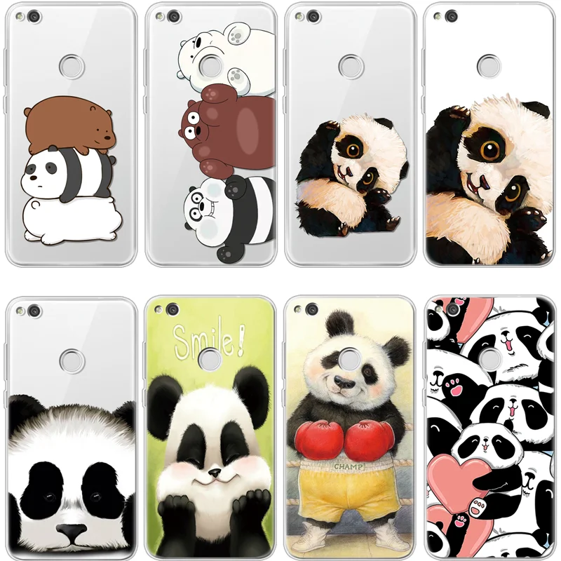 

Panda coque TPU For Huawei P8 P9 P10 Plus P20 Mate S 10 20 Lite Honor 7A Pro Mini Y6 2017 Y7 G8 P Smart For Huawei P20 Lite Case