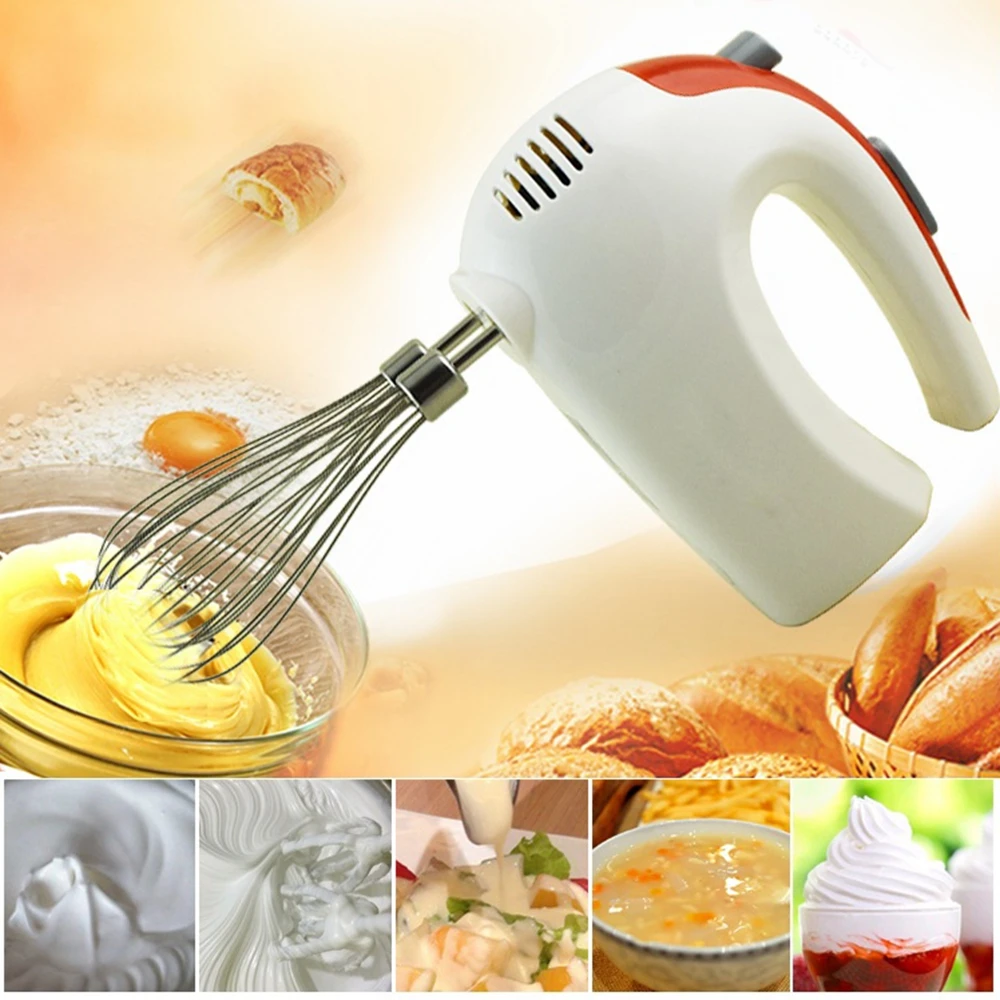 Harga Himoskwa Multifungsi Mini Mixer Makanan Listrik 220 V 5 Kecepatan Handheld Telur Pemukul Kocokan Dapur Makanan Prosesor Rumah Baking Alat