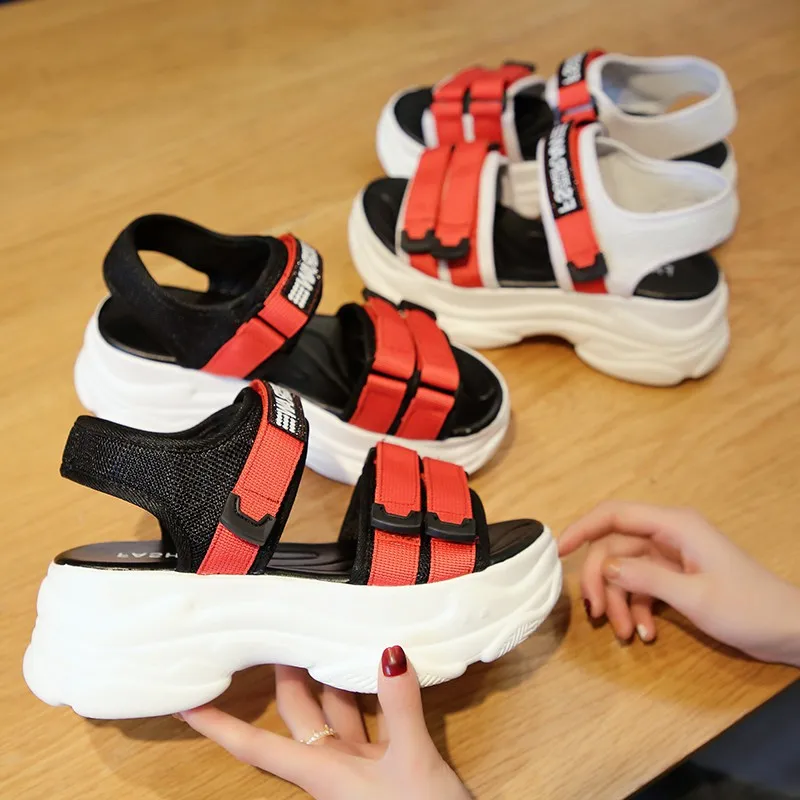 RASMEUP Women's Chunky Sandals Gladiator Platform Beach Sandal Women 2019 Summer Fashion Comfortable Casual Woman Shoes Footwear
