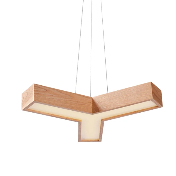 

Solid Wooden maple leaf pendant lamp creative personality designer art dining room lounge bar simple wood pendant lights MZ118