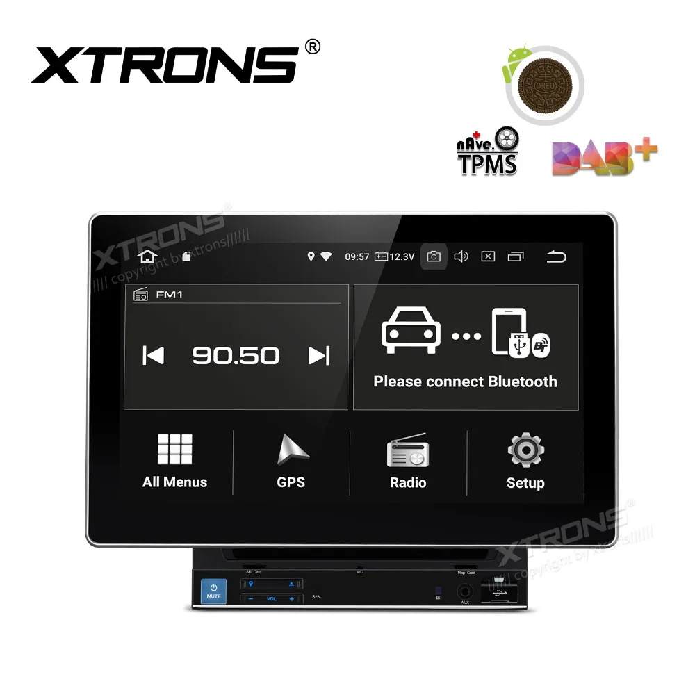 

XTRONS 10'' Android 8.1 Universal Car Radio Stereo Multimedia DVD Player GPS Navigation Map USB OBD DAB+ Steering Wheel 2 Din