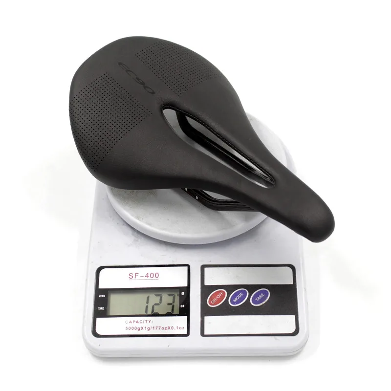 EC90 sillín de bicicleta sillas carbono sillín negro 240-143mm/125g de bicicleta de carretera bicicleta/bicicleta de acero rieles de silla de montar bicicleta ciclismo - 1