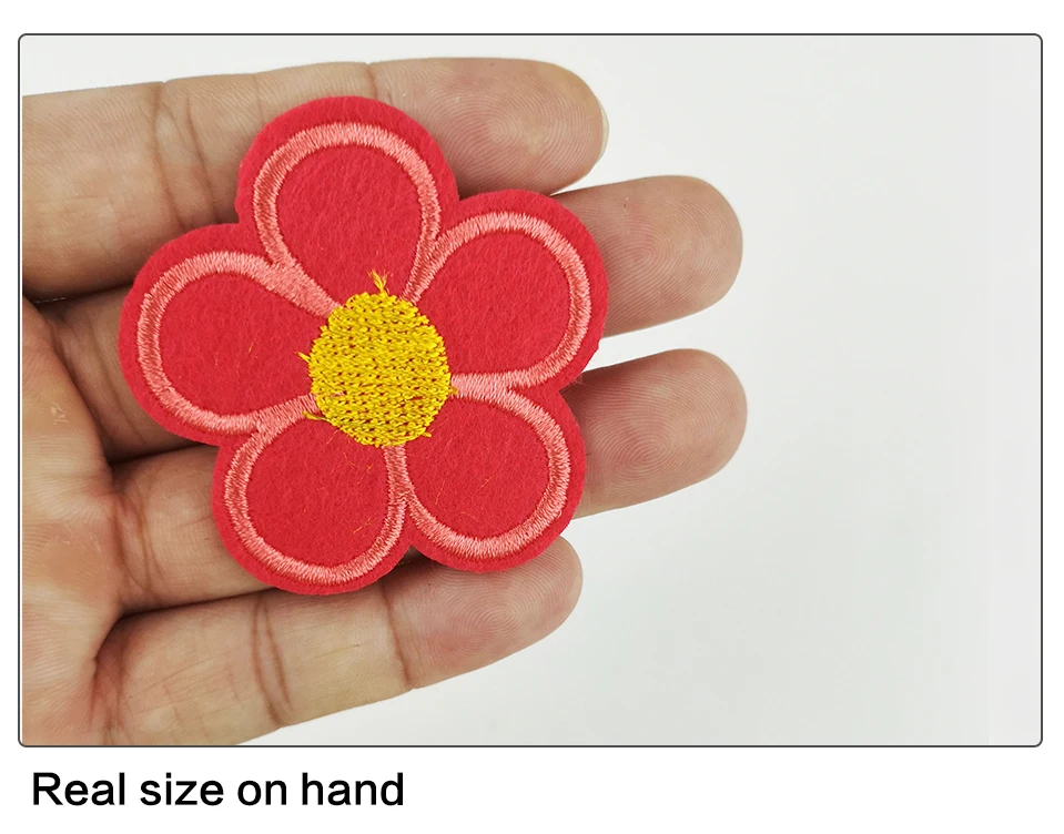 Iron Patches For Clothing Kids Pineapple Cactus Cherry Strawberry Cake Smiley Flower Embroidered Patches For Clothes Applique (4)