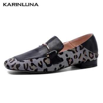 

luxury top quality soft pumps woman shoes genuine leather horsehair slip on chunky heels shoes woman pumps female