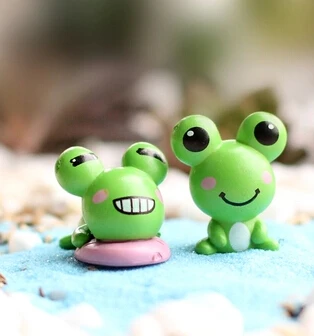 

Big Eyes Frog Figures lovely decorative mini fairy garden animals statue jardin miniature Moss ornaments resin craft TNA017