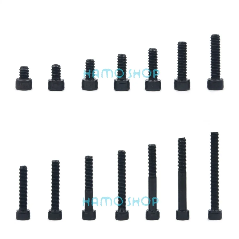 

10pcs M8 Allen Hex Head Shcs Black Screws Steel Bolt Cap Hexagon Head Socket Hex