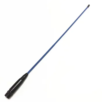 

OPX771 Blue soft dual-segment antenna 144/430MHZ for Icom IC-V82, IC-V8, IC-V80 for Kenwood TK308, TK208 etc walkie talkie