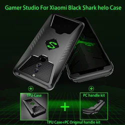 На Алиэкспресс купить чехол для смартфона xiaomi black shark 2 case,alivo high quality tpu protection+original handle kit+radiating fitted case for black shark helo cover