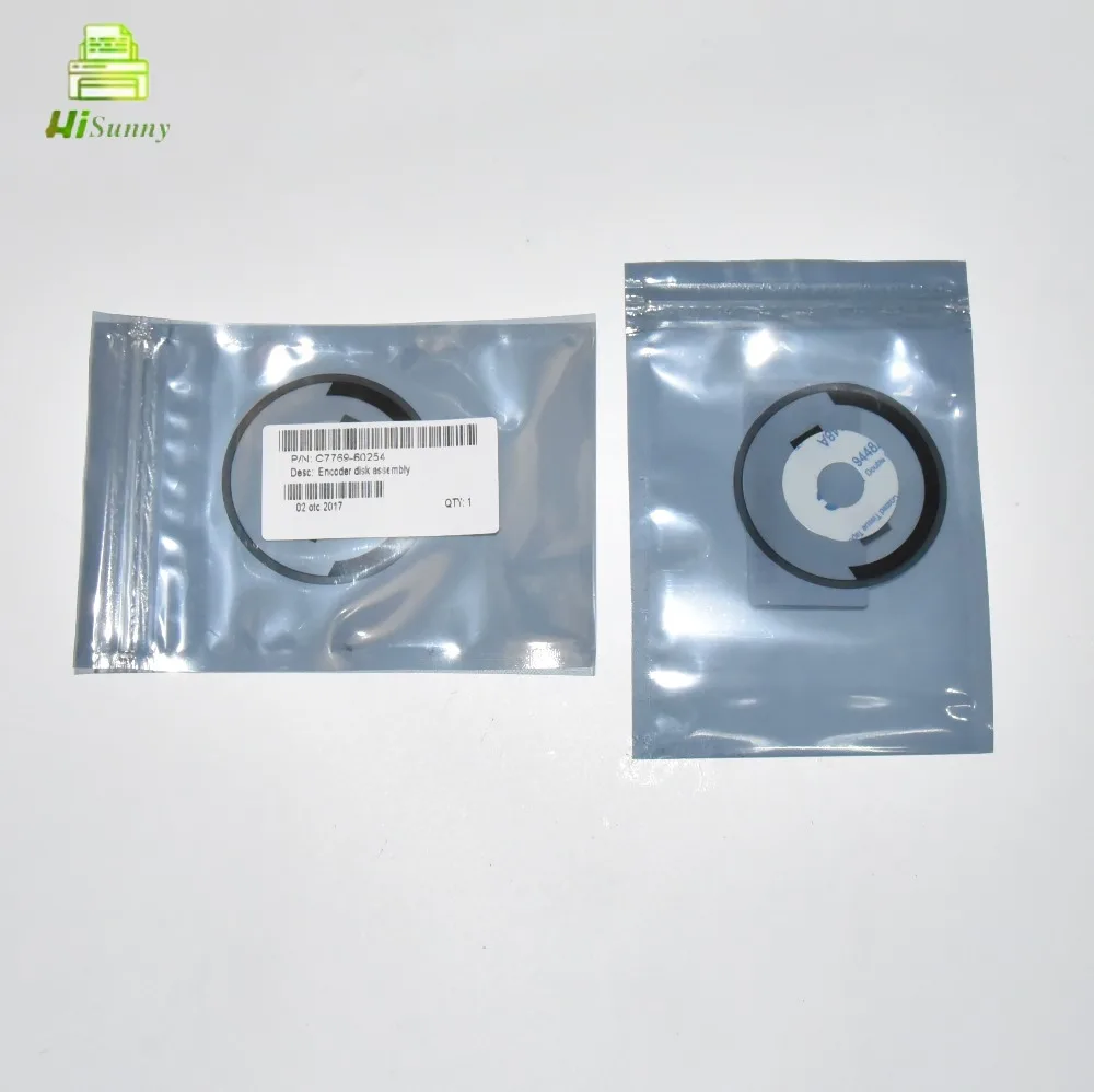 9.99usd for 1pcs 48.99usd for 5pcs C7769-60254 C7769-60065 for HP DesignJet 500 500PS 800 800PS 815 820 Encoder disk assembly