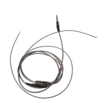 

High quality 1.2m With Mic DIY Earphone Cable High Quality Replacement Cable Wire For Repair
