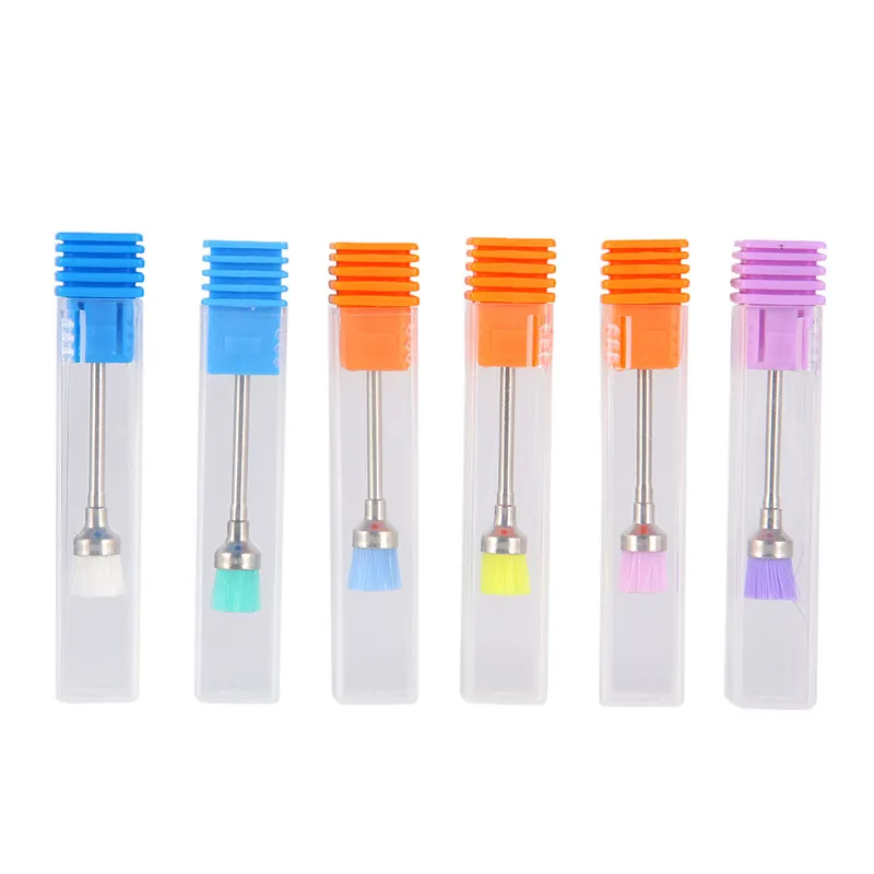 Professional Nail Art Drill Bit Cleaning Tools Nail Drill Brush 3/32