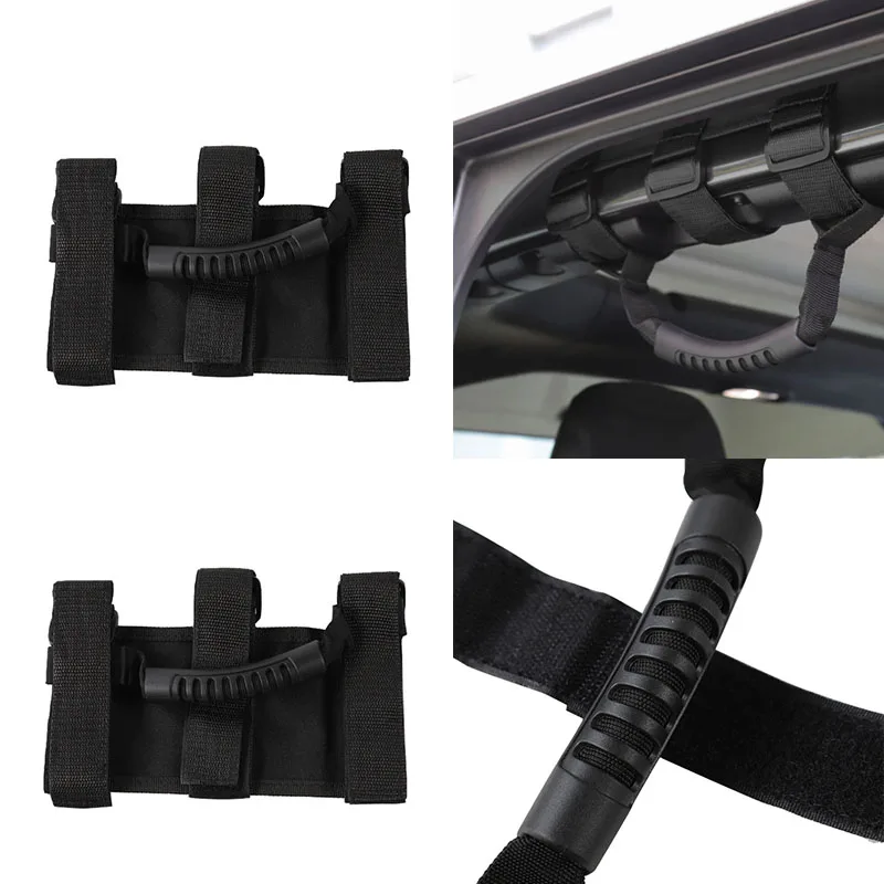 2 дюйма/3 дюйма рулон бар захватные ручки для Jeep Wrangler аксессуары TJ JK 4x4WD рулон бар крепление Боковая ручка захвата набор с ручками