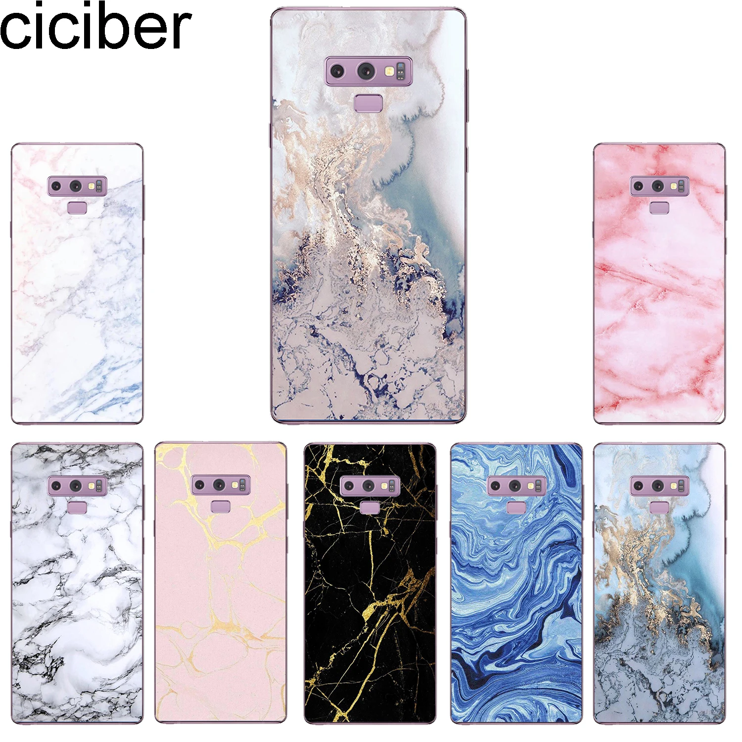 

ciciber Phone Case for Samsung Galaxy Note 9 8 5 4 3 Note9 Note8 Note5 Soft TPU Back Cover for Samsung C9 C8 C7 C5 Pro Funda