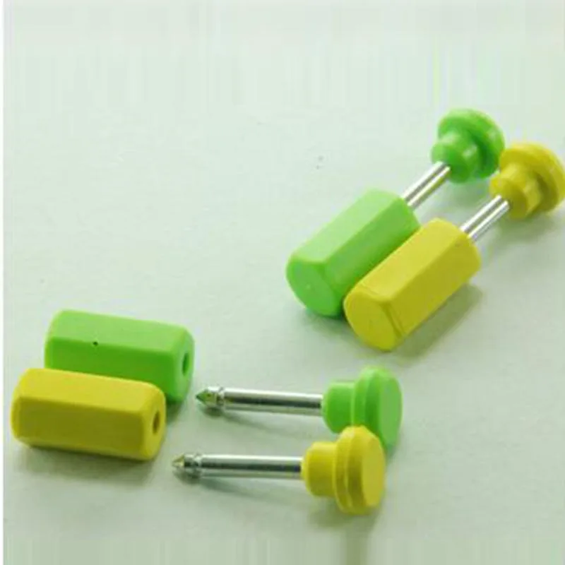 

10 pcs wire security seals metal cable ties easy lock container seals bullet transport seals tightener for machines