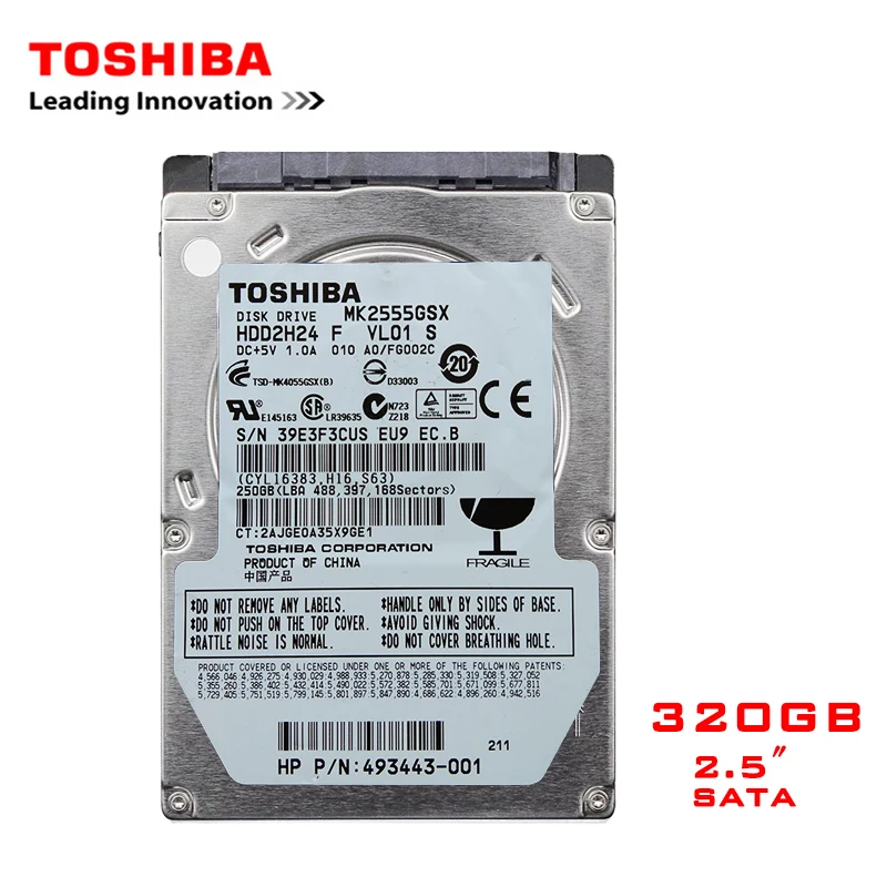Acheter TOSHIBA marque 320 GB 2.5 \