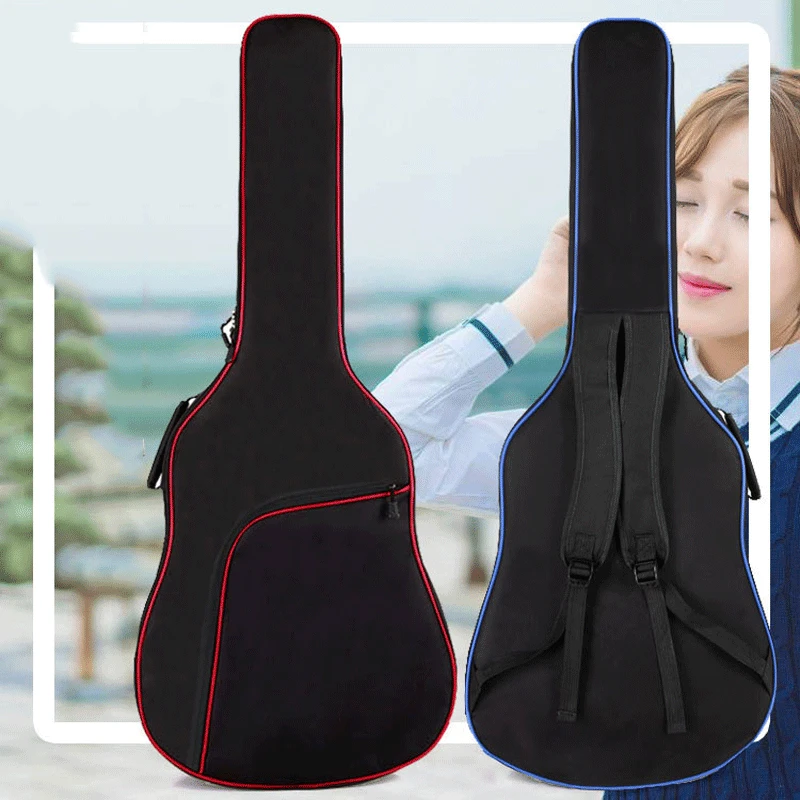 

41 Inch Thicken Folk Flattop Balladry Steel-string Acoustic Classical Guitar Bag Case Backpack Accessories Carry Gig