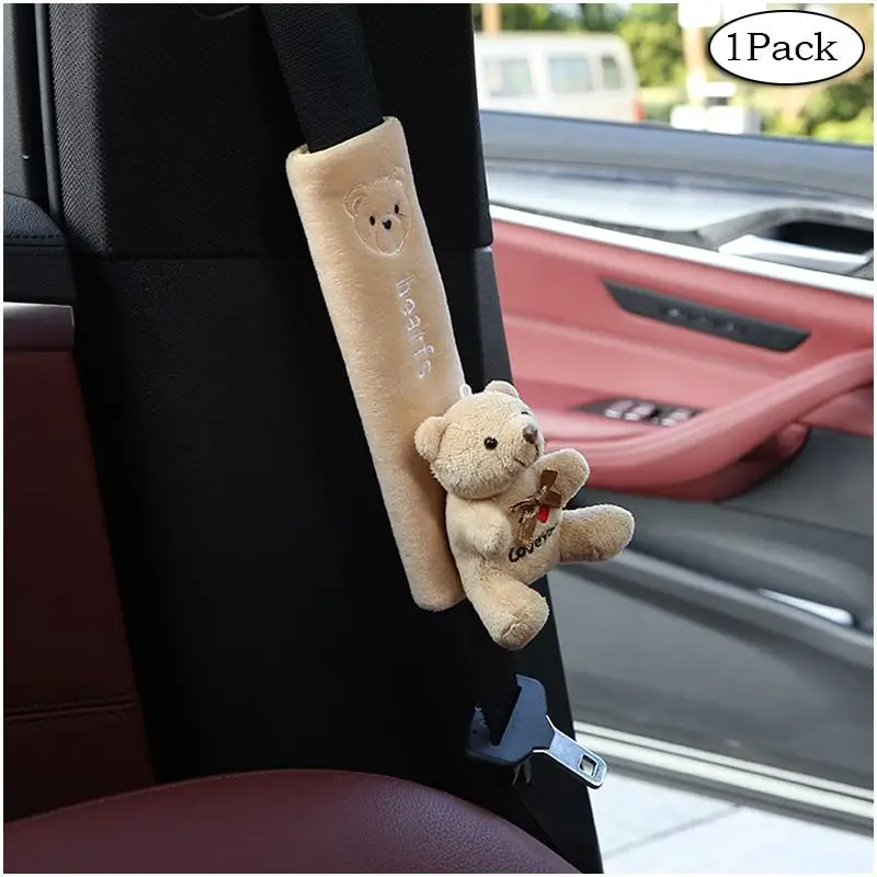 

1 Pack Car Seat Belt Pads Universal Car Seat Shoulder Strap Pad Cushion Cover Car Belt Protector Safety Belt Cover YC007