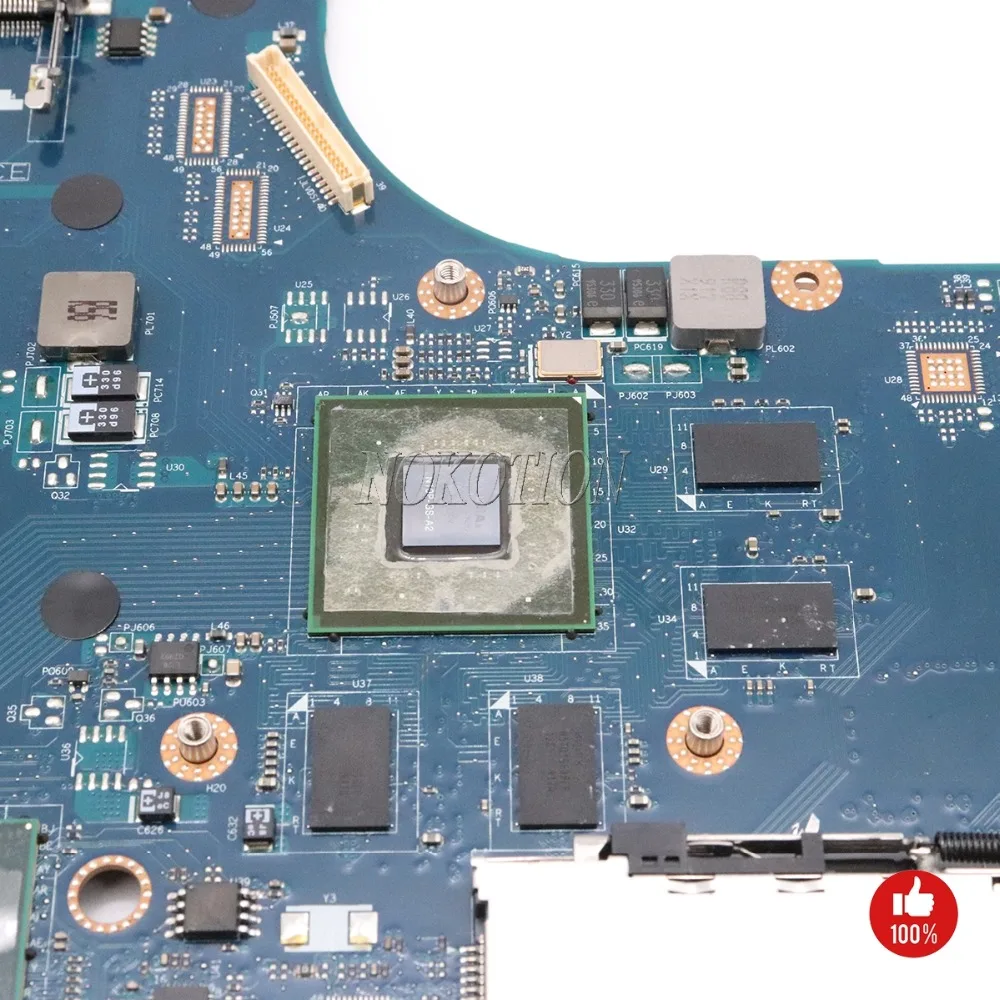 NOKOTION NIWBA LA-5371P اللوحة لينوفو Y550P محمول الرئيسية مجلس دعم I7 فقط DDR3 HM55 كامل اختبار