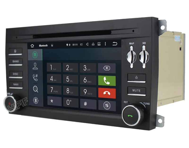 Perfect IPS Android 8.0 Two Din 7 Inch Car DVD Player Stereo System For Porsche/Cayenne With Octa Cores 4+32GB Wifi GPS Navigation Radio 13