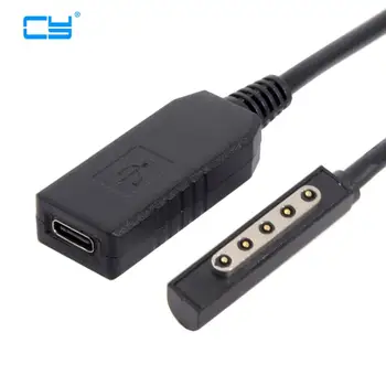 

USB 3.1 Type C USB-C Female DC 12V to Surface Pro1 Pro2 Charge Cable Adapter