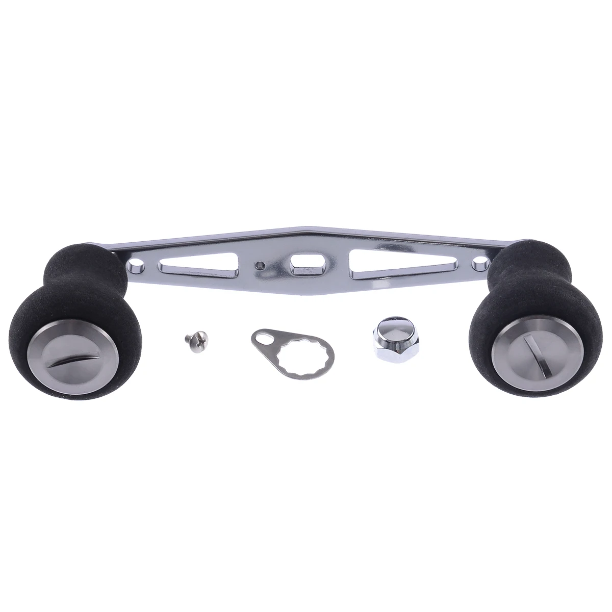 2019 New Fishing Reel 130mm Super Power Double Knob Bridge Carbon Fishing Baitcasting Reel Handle DIY Fishing Tackle
