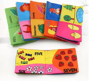 

13 Style Cloth Baby Book Intelligence Educational Toy Soft Cloth Learning Cognize Books For 0-12 Months Kids Quiet Book YH1378