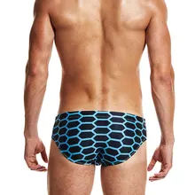 Сексуальный мужской низкий rize костюм для плавания камуфляжные плавки с низкой талией плавки трусы для геев купальники Лоскутные цвета Лидер продаж Лето