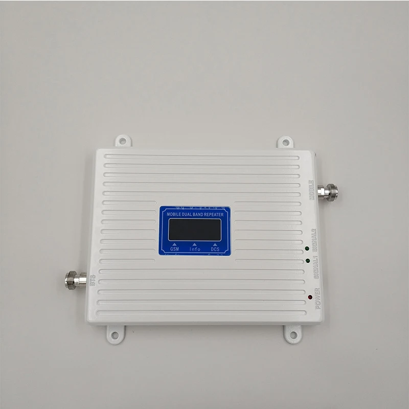 70dB Gain 2G 3G 4G Dual Band Signal Booster GSM 900+DCS LTE 1800 Cell Phone Signal Repeater Cellular Amplifier with LCD Display