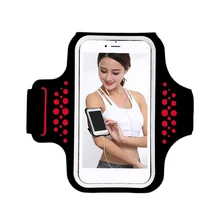 Elenxs держатель для мобильного телефона, сумка для бега, спортивная сумка с двойными карманами, сумка на запястье, анти-легкий фитнес-тренажер, карманы на открытом воздухе