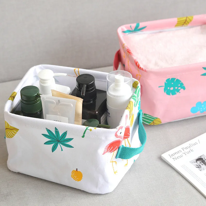 

Creative Cartoon Portable Storage Organizer Desktop Cosmetics Case Home Kitchen Bathroom Box Toy Sundries Makeup Organizer