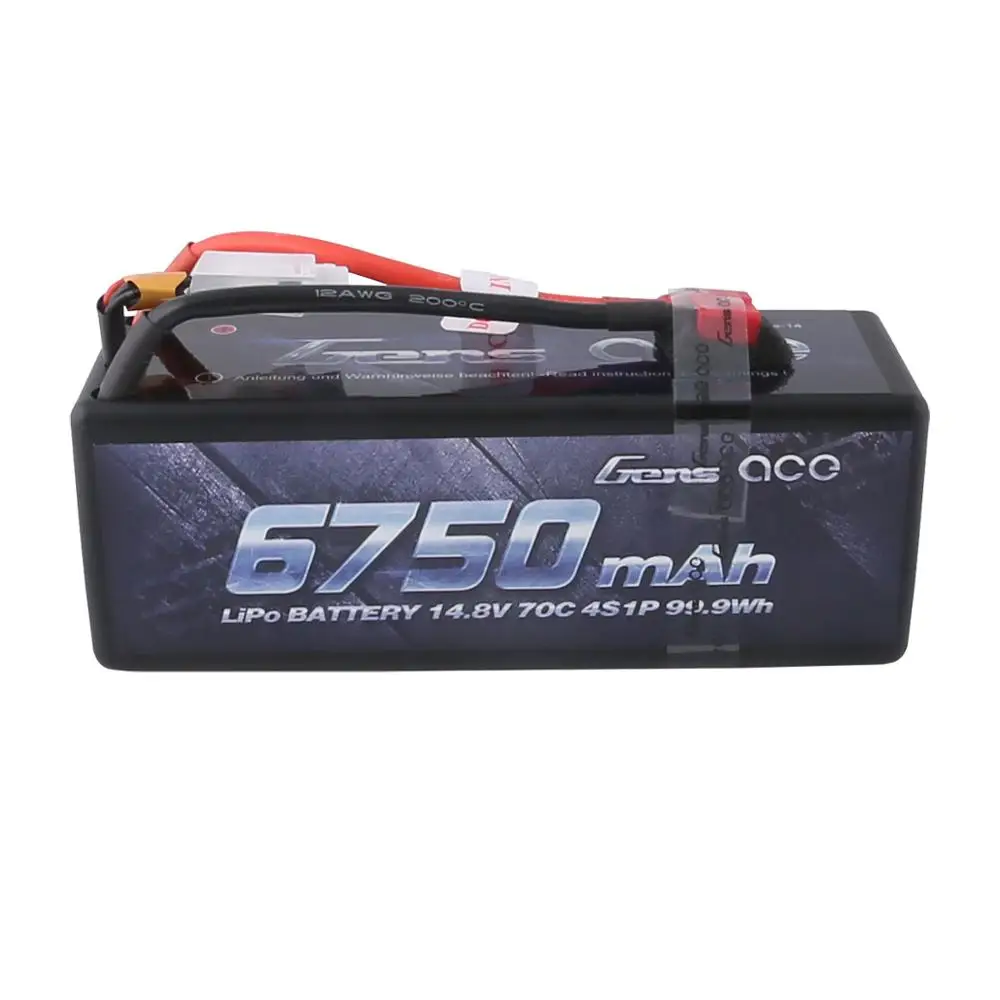 Gens ace 4S 6750mAh Lipo 14,8 V аккумулятор 70C XT90 T разъем для Traxxas X-maxx 1/8 Car Lipo Batteria Quad Drone Boat